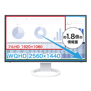 EIZO 27．0型液晶ディスプレイ FlexScan ブラック EV2781-BK-イメージ12