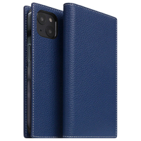 SLG Design iPhone 14 Plus用Full Grain Leather Case ネイビーブルー SD24344I14MNB