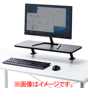 サンワサプライ クランプ式机上ラック ブラック MR-LC305BK-イメージ4