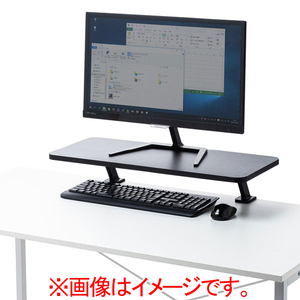 サンワサプライ クランプ式机上ラック ブラック MR-LC305BK-イメージ5