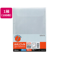 コクヨ クリヤーブック替紙 封筒型(マチ付き)A4 30穴 100枚 1箱(100枚) F836528-ﾗ-A35