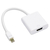 アイネックス Mini DisplayPort - HDMIアクティブ変換ケーブル(20cm) ホワイト AMC-MDPHD-イメージ1