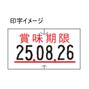 サトー ハンドラベラーSP・UNO1C共通ラベル 賞味期限 強粘 10巻 FC199NT-419999051-イメージ2