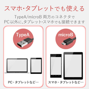 エレコム タブレット・スマホ・PC対応 メモリリーダライタ/31+5 ブラック MRS-MB07BK-イメージ3