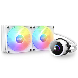 NZXT 水冷CPUクーラー 240mm KRAKEN RGB ホワイト RL-KR240-W1-イメージ1