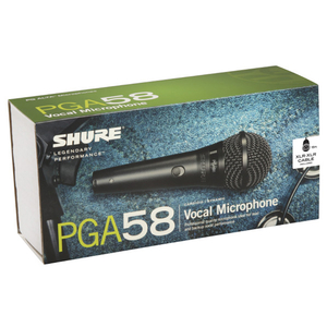 SHURE カーディオイド･ダイナミック･ボーカルマイクロホン[XLRケーブル付き] PGAシリーズ PGA58XLR-J-イメージ3