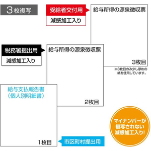 ヒサゴ 所得税源泉徴収票/3P/100セット FCV3423-OP386M-イメージ2