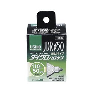 エルパ JDRハロゲン電球 φ50 G167NH:JDR110V40WLW/K-イメージ1