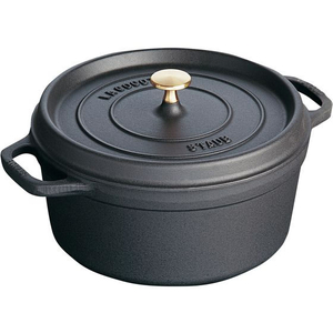 STAUB ストウブ ピコ・ココット ラウンド 10cm ブラック 40500-101 FC072LY-8355000-イメージ1