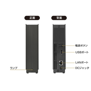 I・Oデータ 小規模オフィス向け 1ドライブNAS 1TB HDL1-LA01SOHO-イメージ3