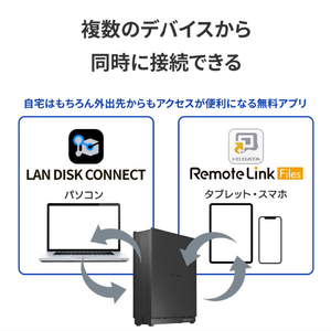 I・Oデータ 小規模オフィス向け 1ドライブNAS 1TB HDL1-LA01SOHO-イメージ4