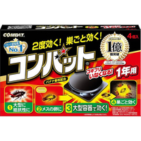 大日本除虫菊 金鳥/コンバット 1年用N 4個入り FCV3068