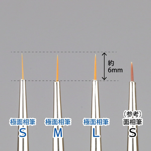 ゴッドハンド 神ふで 極面相筆M(キャップ付) GHBRSPGMMｶﾐﾌﾃﾞｺﾞｸﾒﾝｿｳﾌﾃﾞM-イメージ4