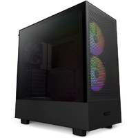 NZXT RGBファン搭載 コンパクト ATX ミドルタワー ブラック CC-H51FB-R1