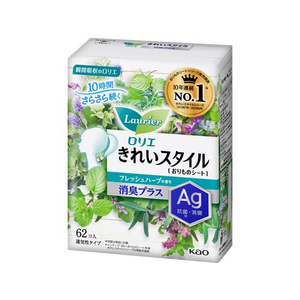 KAO ロリエ きれいスタイル フレッシュハーブの香り 消臭プラス 62コ入 FCC6860-イメージ1