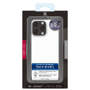 パワーサポート iPhone 16 Pro Max用ケース Air Jacket Clear PLLC-71-イメージ1