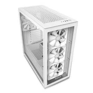 NZXT RGBファン搭載 プレミアムATX ミドルタワー ホワイト CM-H71EW-02-イメージ4