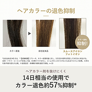 ヤーマン ストレートヘアアイロン スムースアイロンフォトイオン ゴールド YJHB0N-イメージ8