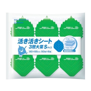 ユニ・チャーム Gフレッシュマスター活き活きシート 3層大葉S 300枚 FC496KL-7604505-イメージ1