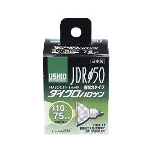 エルパ JDRハロゲン電球 φ50 G169NH:JDR110V65WLW/K-イメージ1