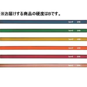 トンボ鉛筆 ippo!かきかたえんぴつ 12本 ナチュラル B F907482-KB-KNN04-B-イメージ2