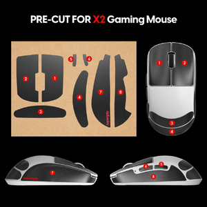 Pulsar X2/X2V2 Gaming Mouse用グリップテープ SGX22-イメージ7