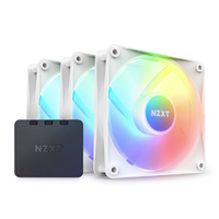 NZXT 120mm RGB LEDファン ホワイト 3個パック+RGBコントローラ ホワイト RF-C12TF-W1