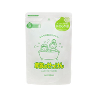 ミヨシ石鹸 家族のせっけん 泡ボディソープ 詰替用 550mL F029149