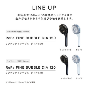 MTG ReFa FINE BUBBLE DIA120 マットブラック RS-AN-36B-イメージ12