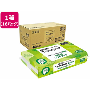 クレシア タウパー おてふきれいエコM 200枚×16パック FC738SU-37223-イメージ1