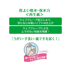クレシア タウパー おてふきれいエコM 200枚×16パック FC738SU-37223-イメージ4