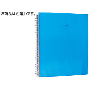 リヒトラブ コンパクトバインダー B5タテ 26穴 赤 F021129-N5024-3-イメージ3