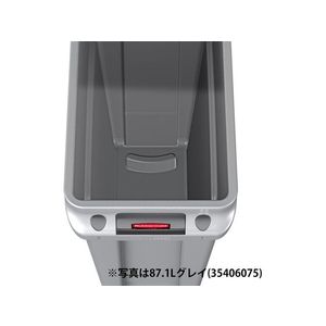 システマ スリムジムコンテナ 通気孔付き 87.1L グリーン FC972HF-8194494-イメージ4