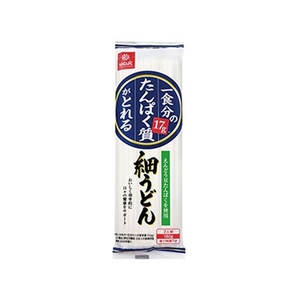 はくばく 一食分の たんぱく質がとれる 細うどん 180g FCM5411-イメージ1