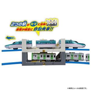 タカラトミー プラレール J-25 オートで相互発車!たてよこ駅 Pﾚ-ﾙJ25ｵ-ﾄﾃﾞﾊﾂｼﾔﾀﾃﾖｺｴｷ-イメージ5