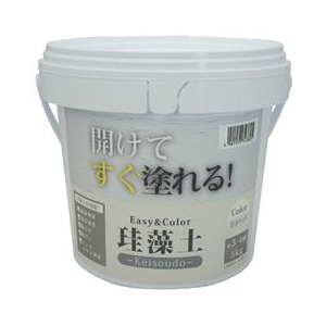 ワンウィル Easy&Color珪藻土 5kg ホワイト 3793060001-イメージ1