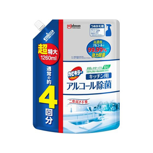 ジョンソン カビキラー アルコール除菌 キッチン用 替超特大 1260mL FC810NW-イメージ1