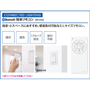 オーデリック CONNECTED LIGHTING専用簡単リモコン RC919-イメージ3