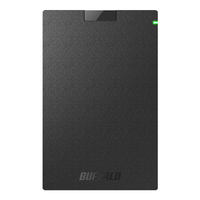 BUFFALO USB3．2(Gen1)対応ポータブルHDD Type-Cケーブル付(1TB) ドライブステーション ブラック HD-PGAC1U3-BA