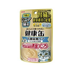 アイシア シニア猫用 健康缶パウチ 下部尿路ケア 40g ｹﾝｺｳｶﾝPｶﾌﾞﾆﾖｳﾛ40G-イメージ1