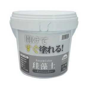 ワンウィル Easy&Color珪藻土 5kg グレー 3793060003-イメージ1