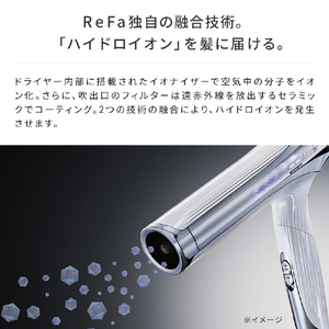 MTG ヘアドライヤー ReFa BEAUTECH DRYER SMART W ホワイト RE-AX-02A-イメージ6