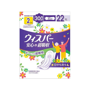 Ｐ＆Ｇ ウィスパー 安心の超吸収 300cc 37cm 22枚 FC187MS-イメージ1