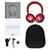 アーバニスタ Bluetoothヘッドフォン MIAMI Noise Cancelling Bluetooth ルビーレッド 1036137-イメージ4