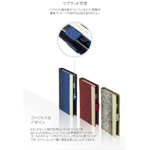 Eblouir iPhone XR用Gold trim Wallet ベージュ EB14390I61-イメージ6