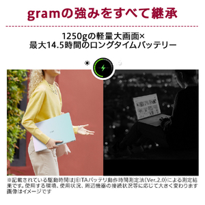 LGエレクトロニクス ノートパソコン LG gram Style オーロラホワイト 16Z90RS-KA76J-イメージ5