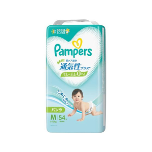 Ｐ＆Ｇ パンパース 通気性プラス パンツ M 54枚(5-12kg) FC875PR-イメージ1