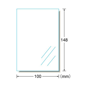 エーワン はがきサイズのプリンタラベル ノーカット 4シート入り A-ONE.29394-イメージ2