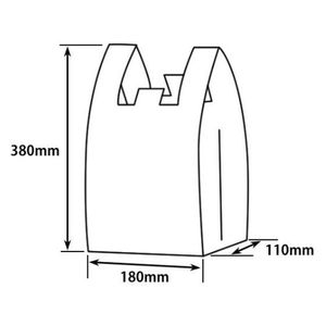 パックスタイル バイオマスレジ袋30 S 乳白 100枚 FC252SH-00627397-イメージ4