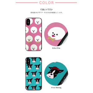 Dparks iPhone XS/X用ブラックケース Fashionable Dog French Bulldog DS10394I8-イメージ9